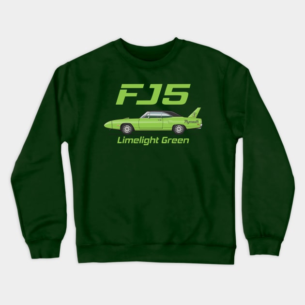 Factory Colors-Lime Light Green Crewneck Sweatshirt by JRCustoms44